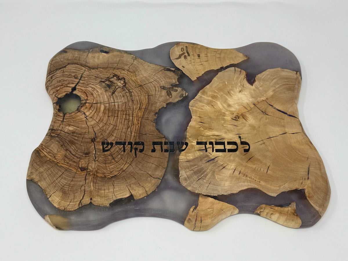Ananei Kavod challah board, full 40 by 30 cm surface | MitzvahArt