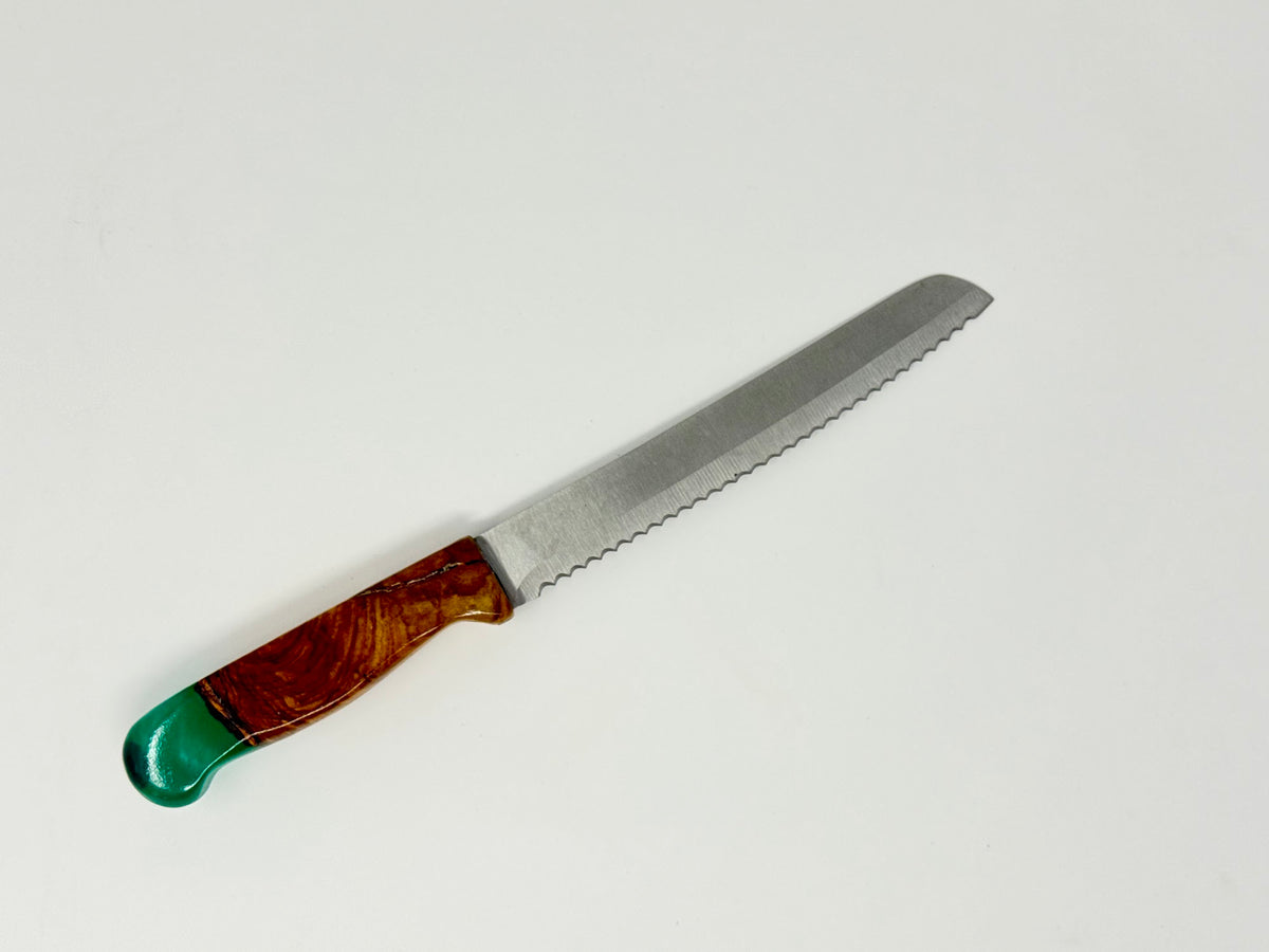 Etz HaChaim challah knife No. 6, side view | MitzvahArt
