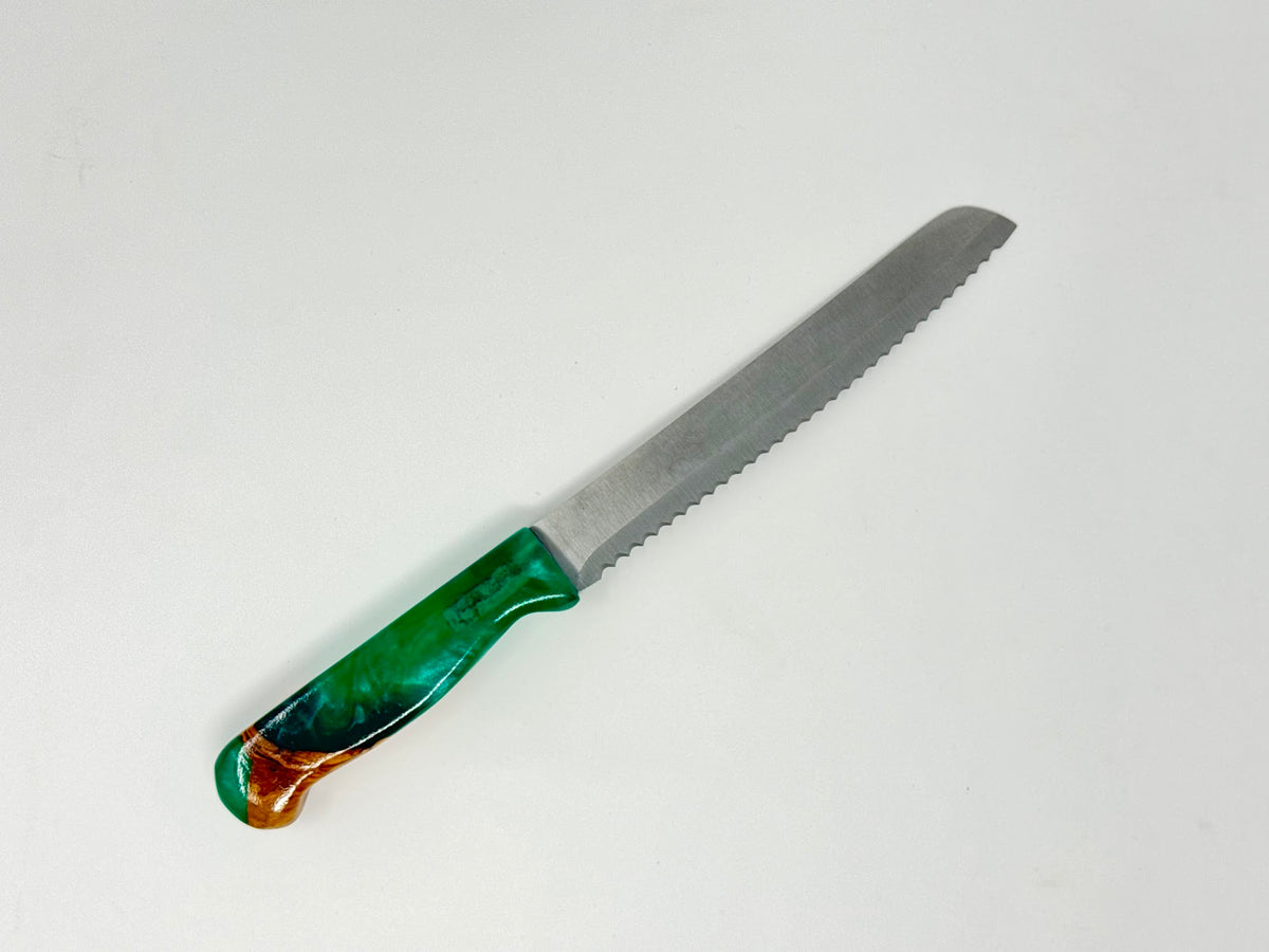 Etz HaChaim challah knife No. 3, full length view | MitzvahArt