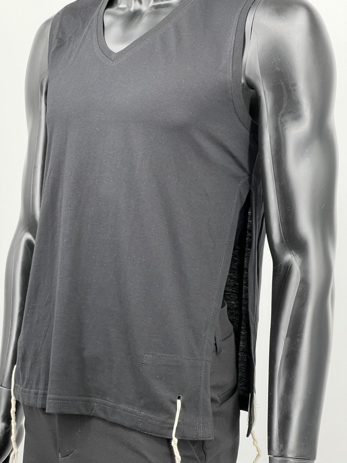 Men Sleeveless Cotton Tzitzit Undershirt - Mitzvah Art (10)
