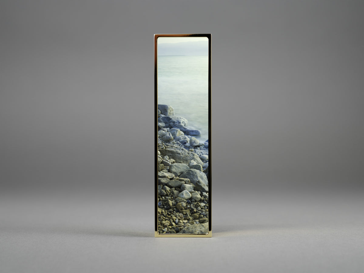 Tranquility Mezuzah, close view of the photographic image | MitzvahArt