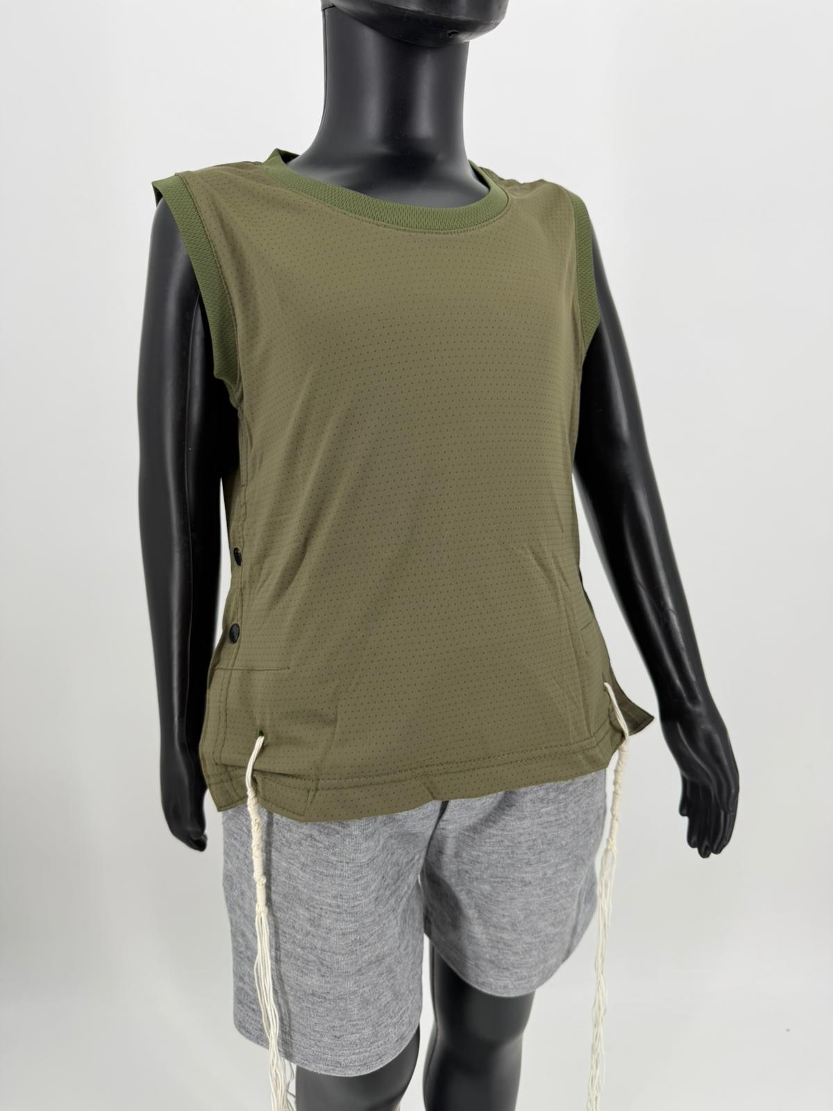 Kids Dri-Fit Mesh Tzitzit Tank Top - Mitzvah Art (3)