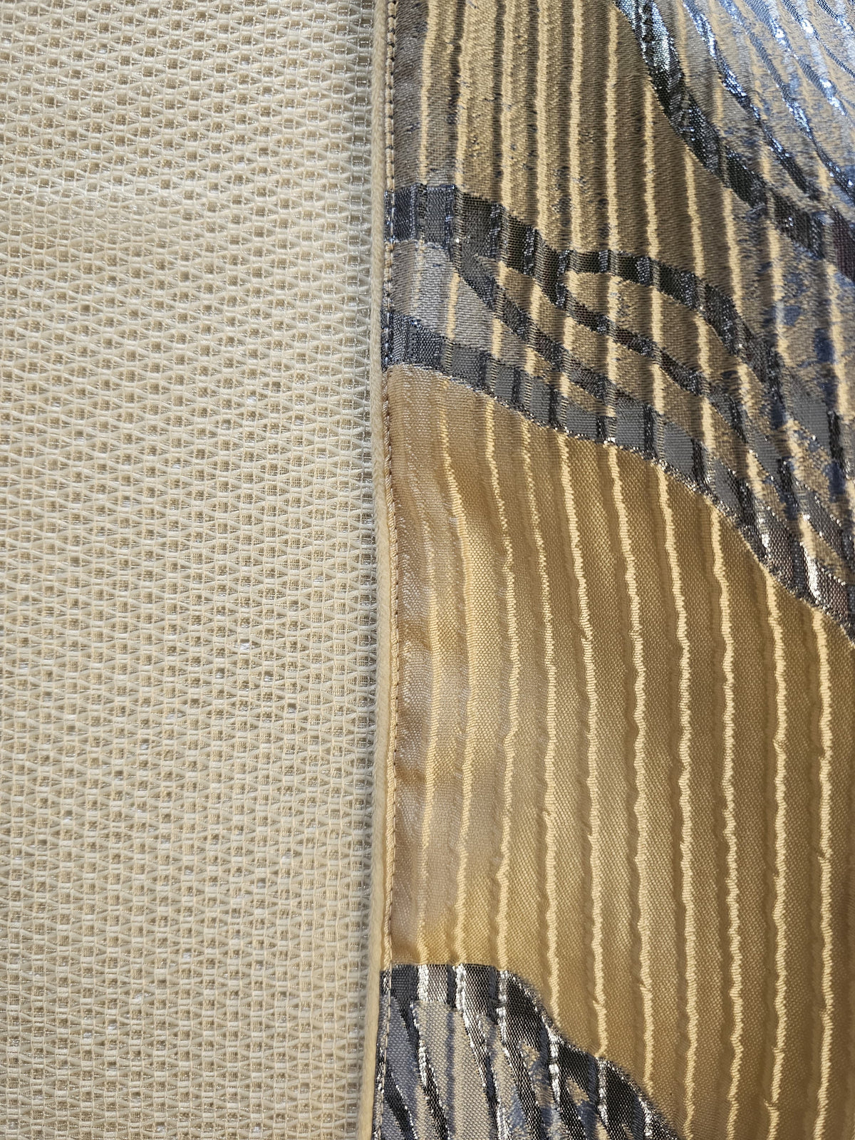 Clouds challah cover shown on the Shabbos table | MitzvahArt