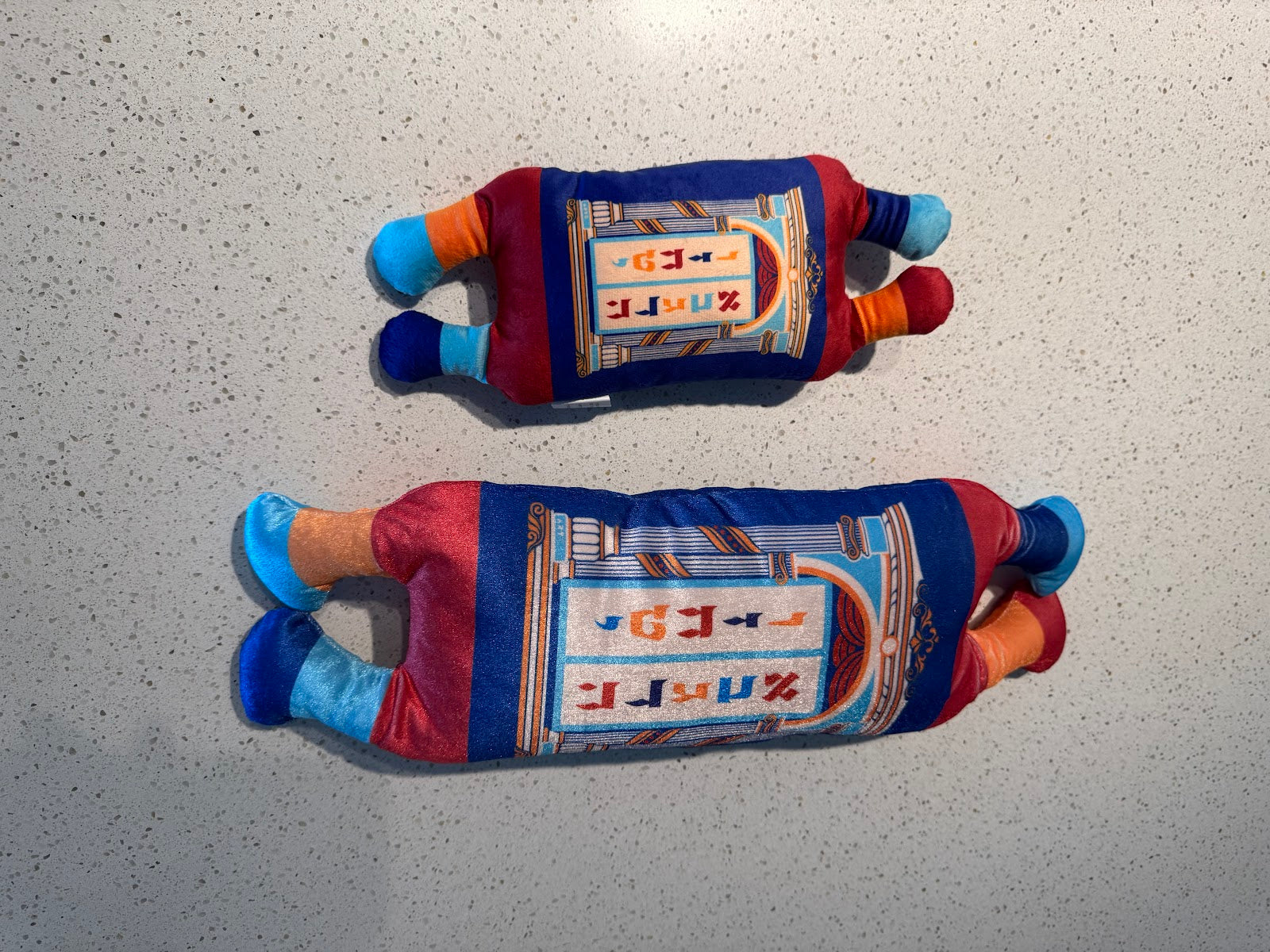 Soft Cloth Sefer Torah, children's plush scroll — view 3 | MitzvahArt