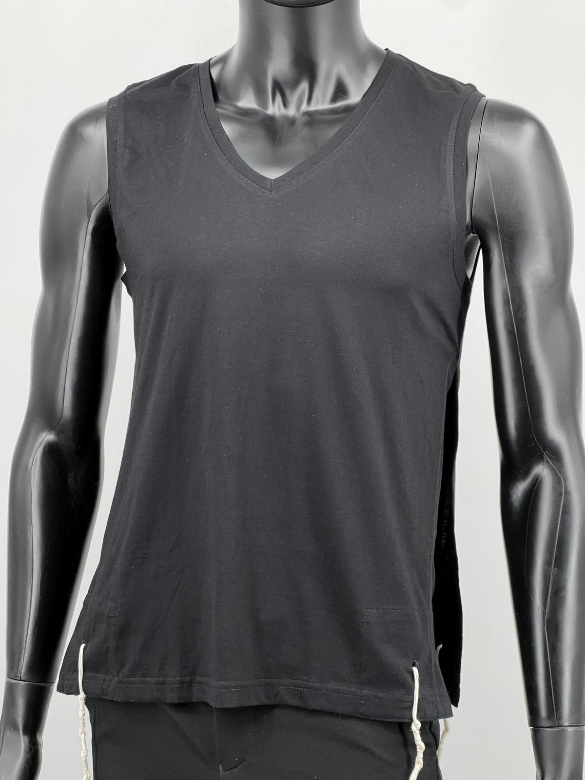 Men Sleeveless Cotton Tzitzit Undershirt - Mitzvah Art (3)