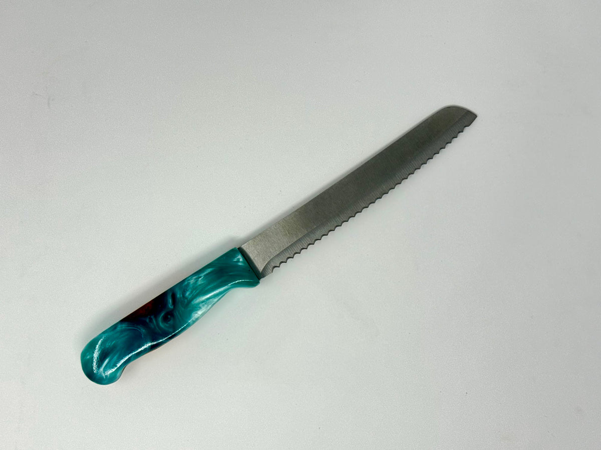 Etz HaChaim challah knife No. 4, side view | MitzvahArt