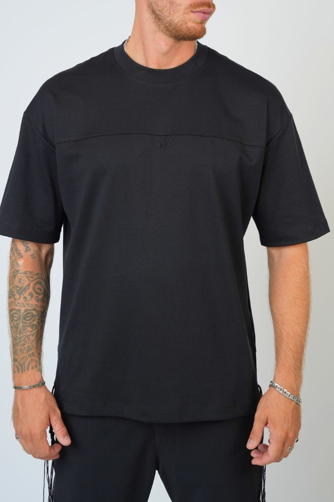 Beyond Time tzitzit shirt, back view of the print | MitzvahArt