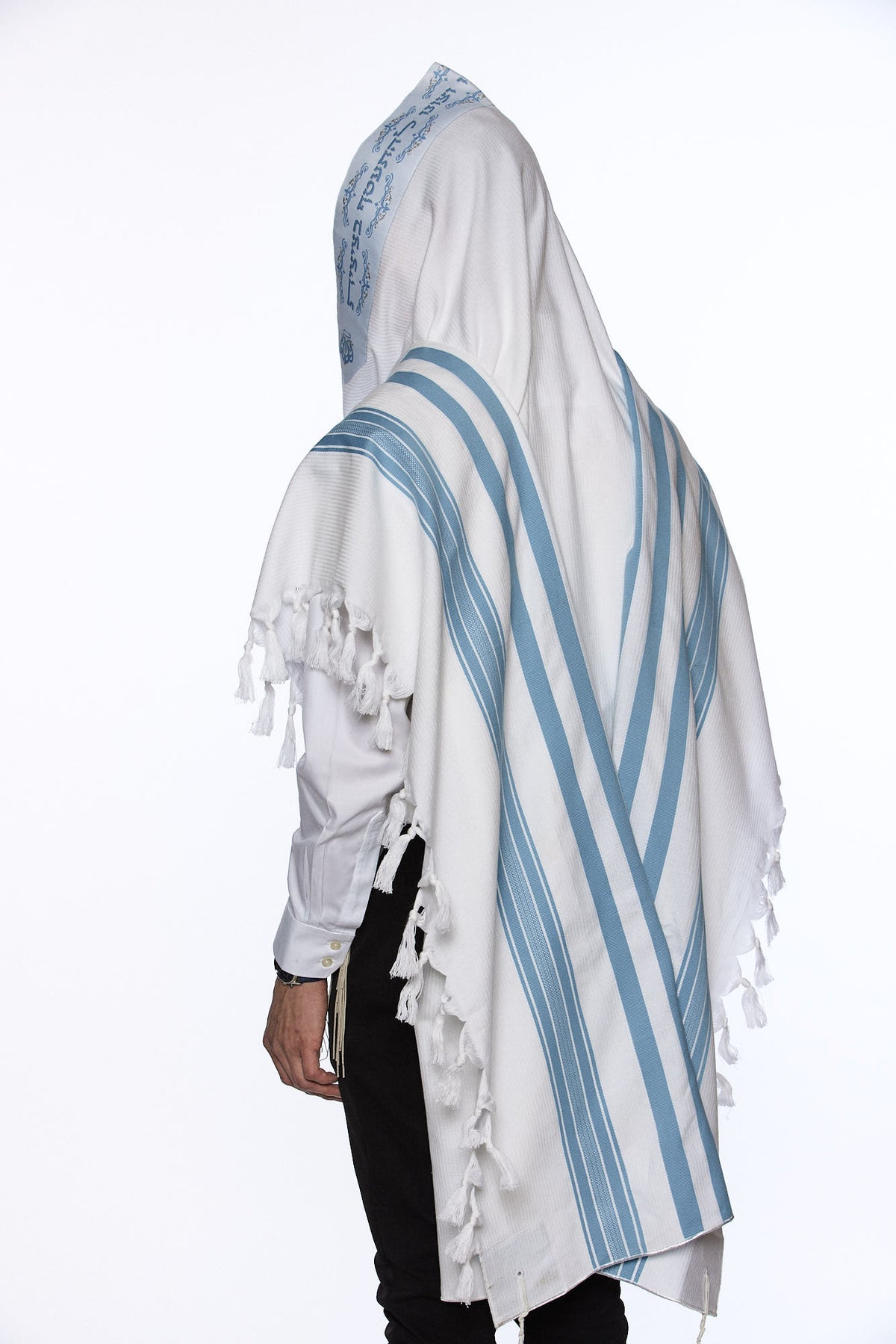 Tallit Chatanim, reinforced corner with kosher tzitzit | MitzvahArt