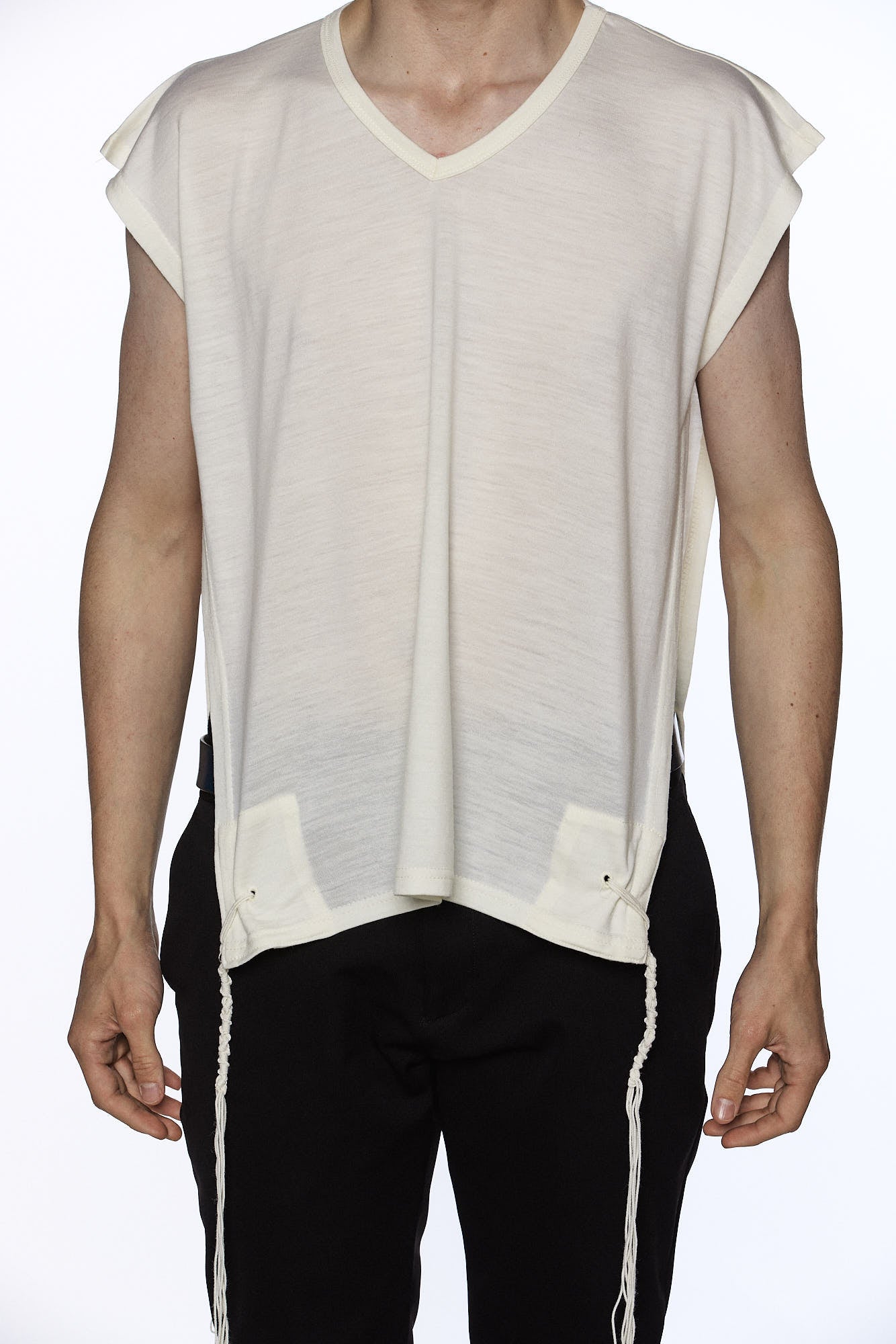 Wool T-shirt Tzitzit