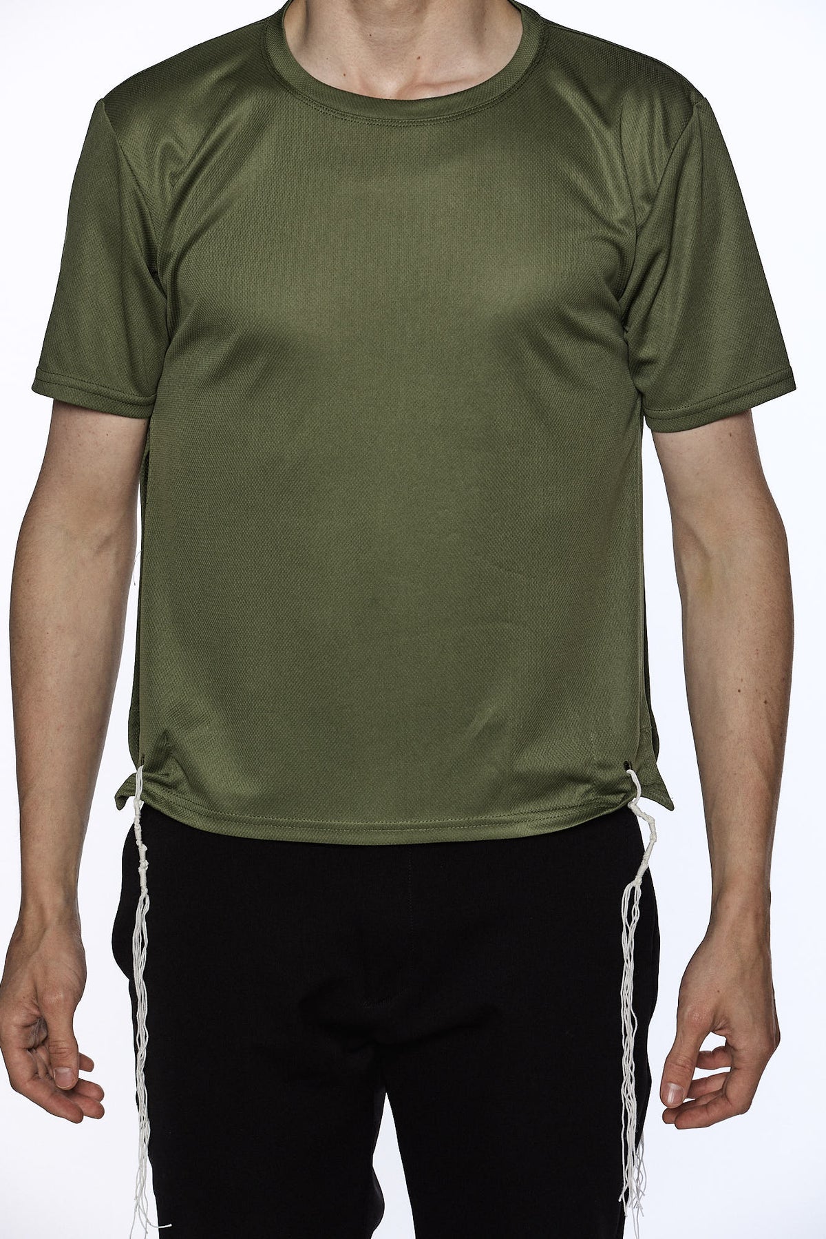 Dry Fit tzitzit shirt, crew neck option | MitzvahArt