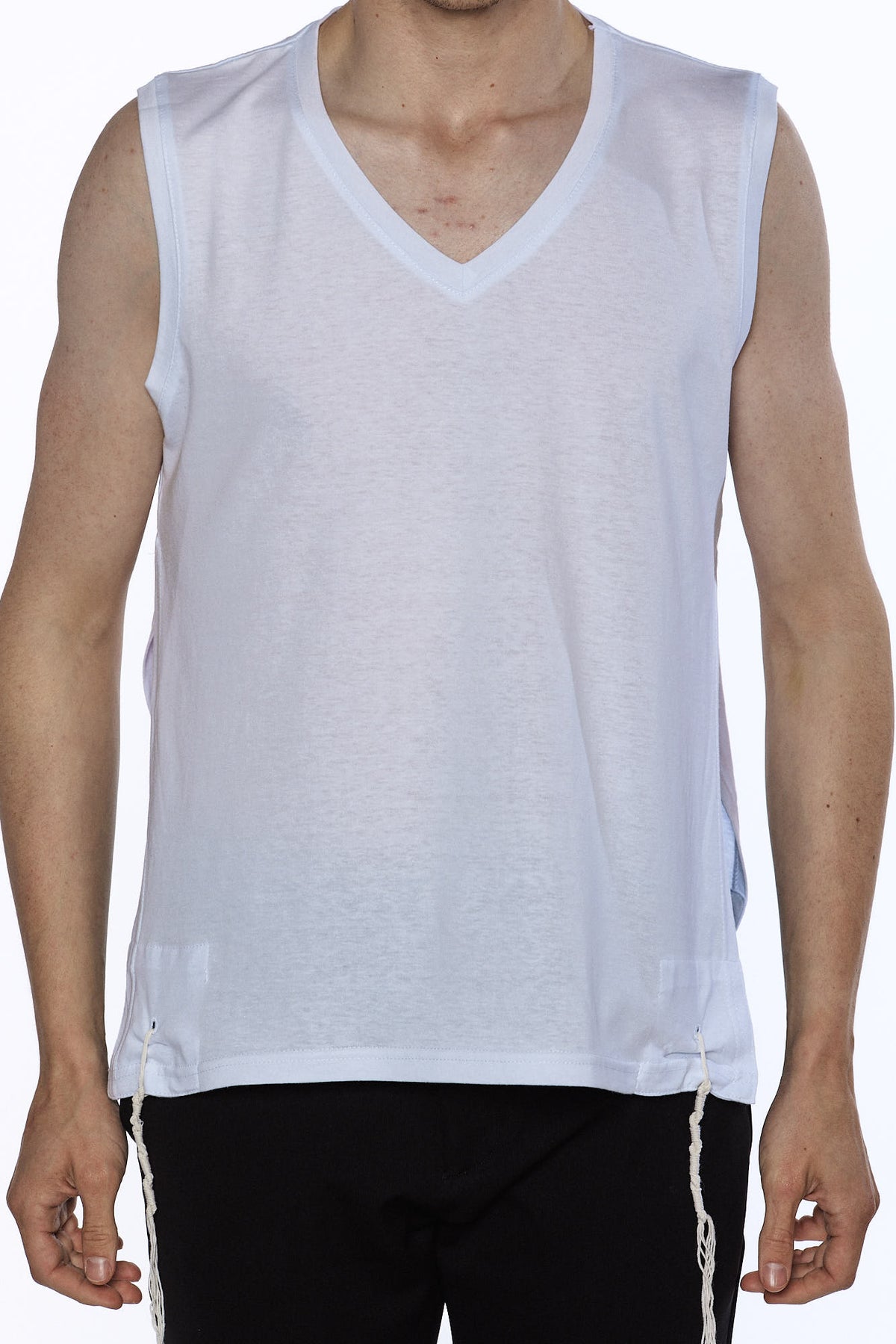 Premium cotton tzitzit undershirt in 100% cotton | MitzvahArt