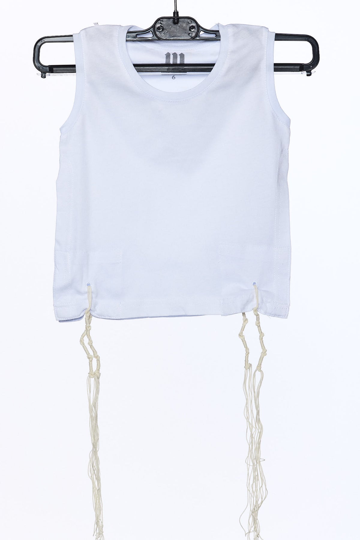 Kids cotton tzitzit undershirt, soft breathable 100% cotton | MitzvahArt