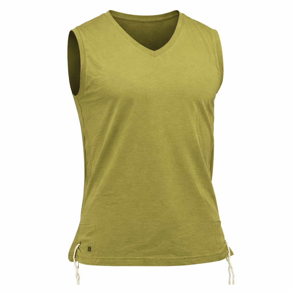 Men Sleeveless Cotton Tzitzit Undershirt - Mitzvah Art (15)