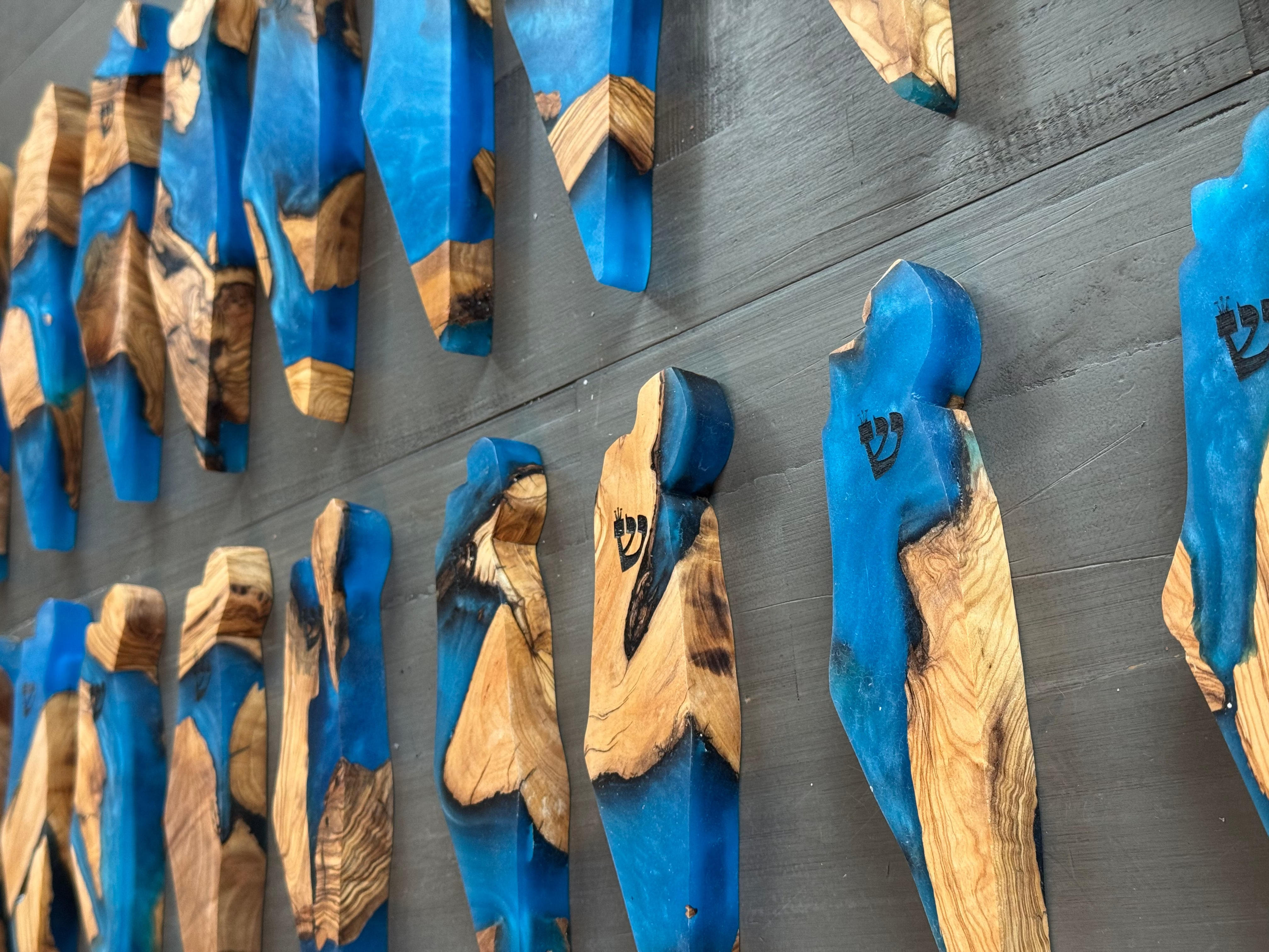 Israel Olive Wood Mezuzah