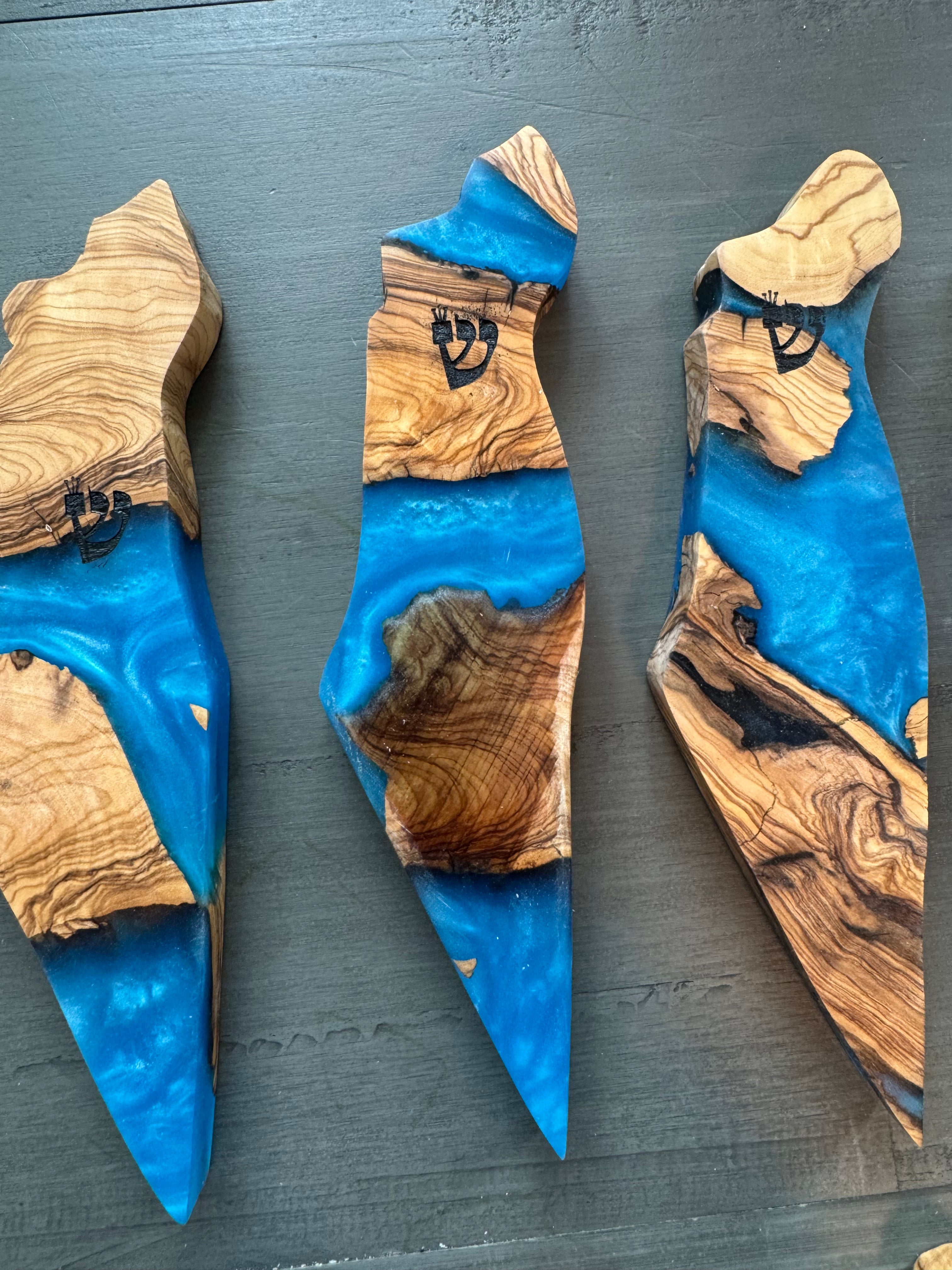 Israel Olive Wood Mezuzah