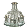 Crystal Wine Fountain 33*25 cm with 8 Small Cups