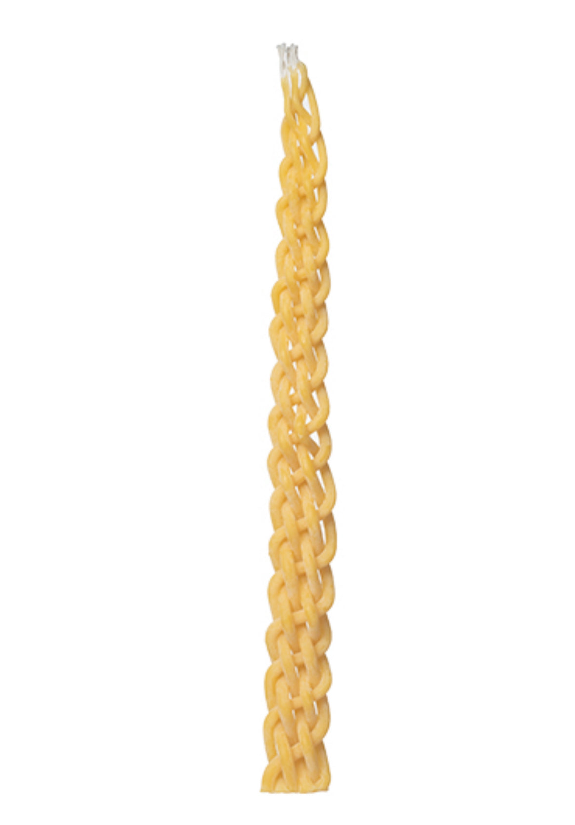 Elegant Braided Wax Havdalah Candle – 30cm of Pure Light