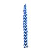 Elegant Wax Havdalah Candle 30 Cm- Blue & White