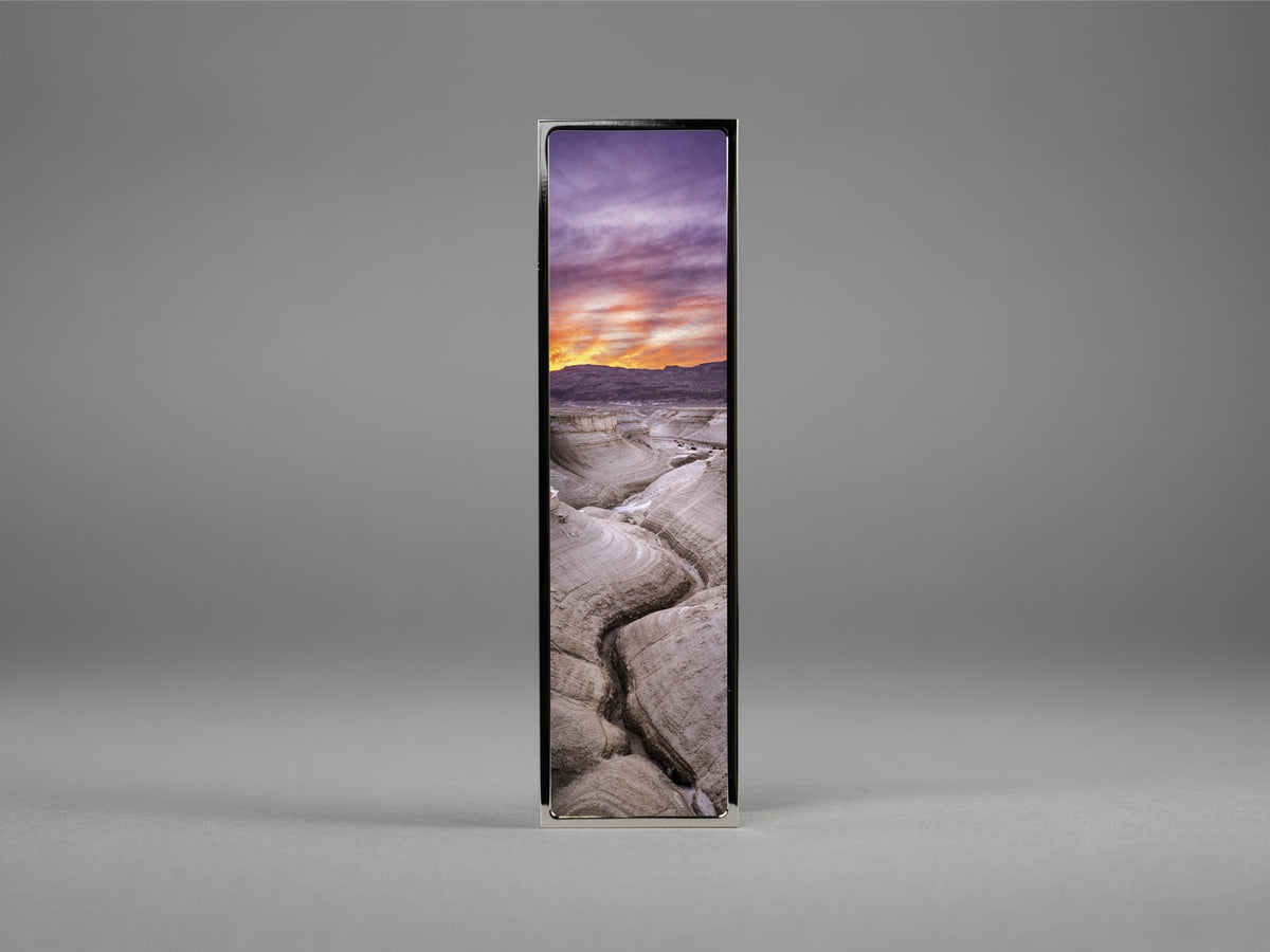 Ablaze Mezuzah on a doorpost in a Jewish home | MitzvahArt