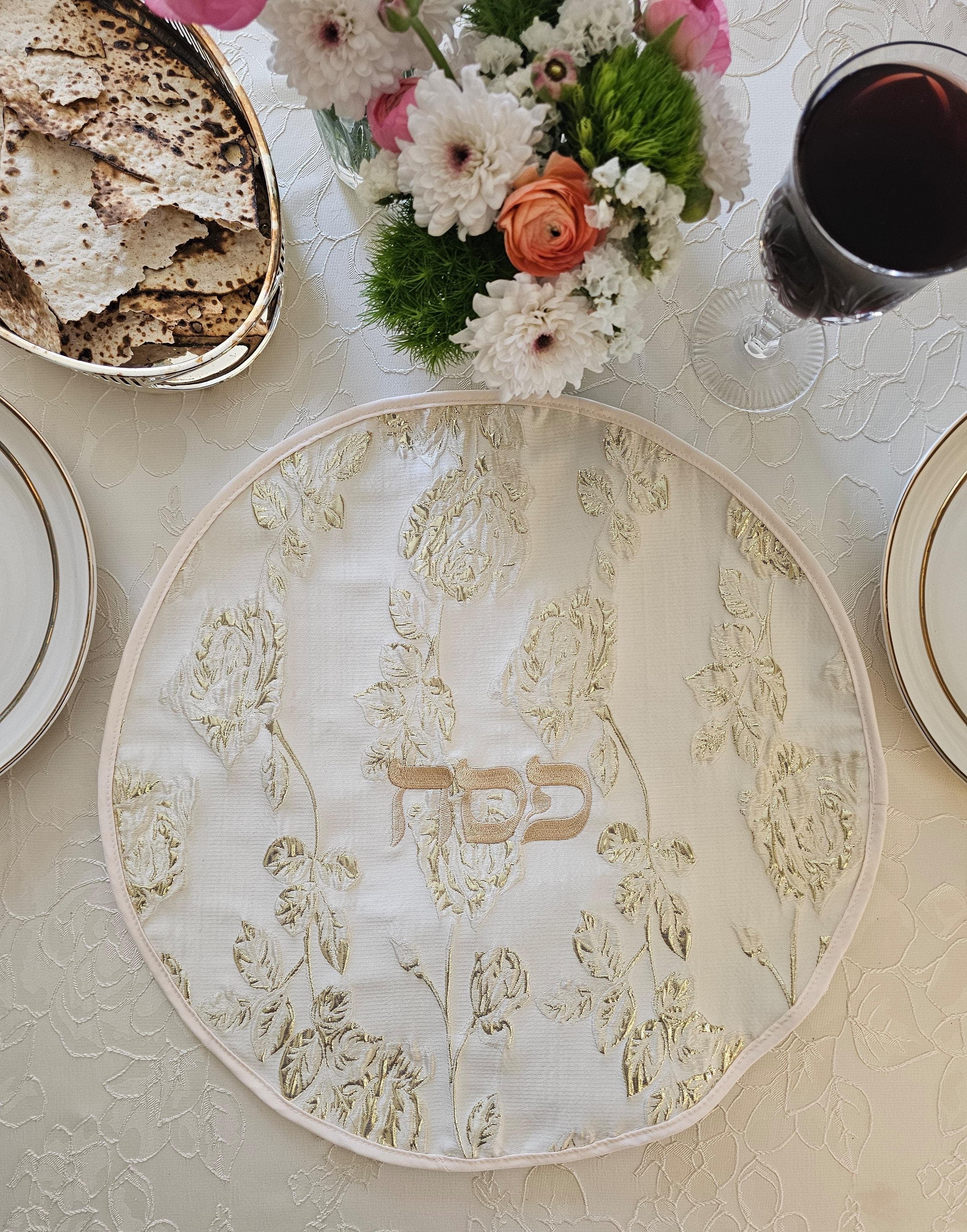 Rose Gold Matzah Set