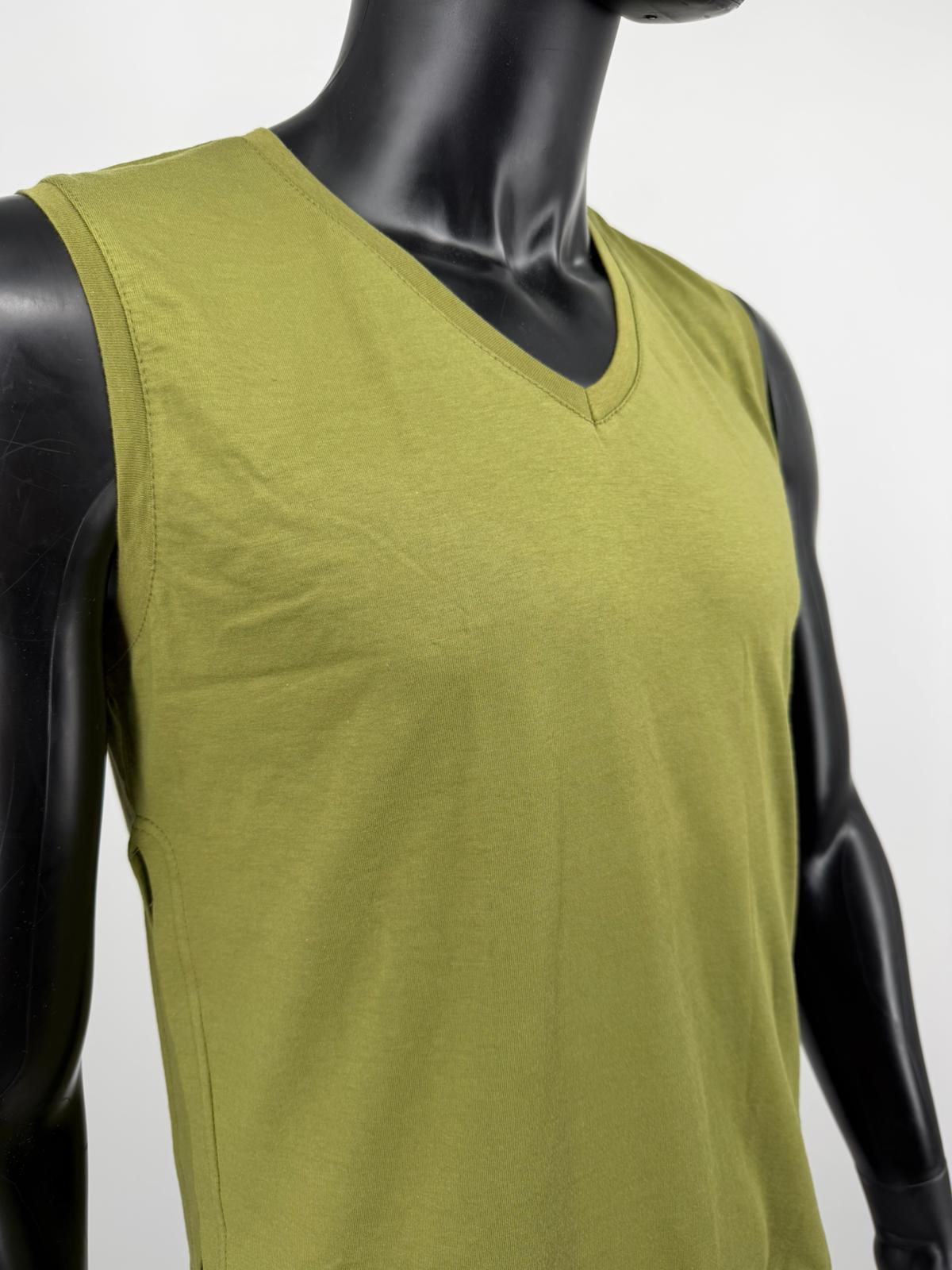 Men Sleeveless Cotton Tzitzit Undershirt - Mitzvah Art (12)