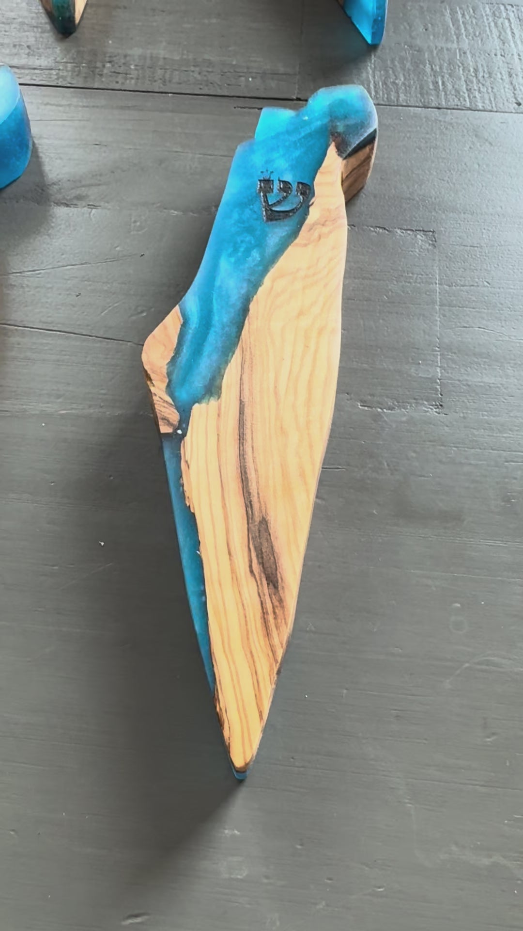 Israel Olive Wood Mezuzah